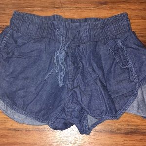 Cotton Jean-Look Shorts